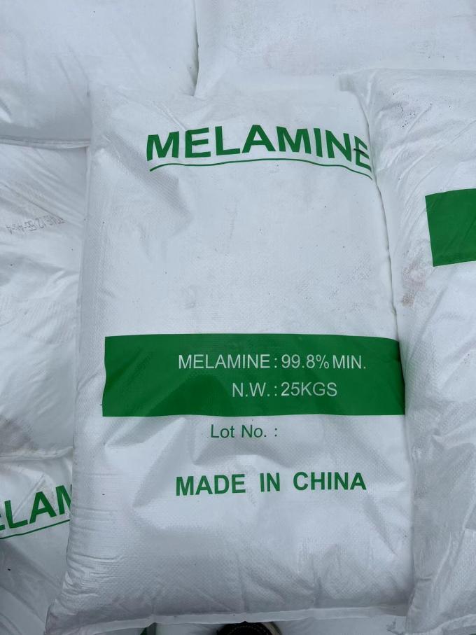 गुणवत्ता आश्वासन थोक सफेद पाउडर 99.8% रासायनिक कच्चा माल मेलामाइन 0