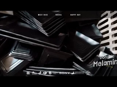 यूरिया फॉर्मलडिहाइड राल पाउडर का उपयोग करके अनुकूलित डीकैल के साथ छोटी सॉस प्लेट