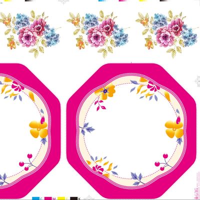 अच्छी कीमत नमूना उपलब्ध और निःशुल्क मेलामाइन प्लेट डेकल पेपर के साथ डाई काटने के प्रकार के चुंबन कट ऑनलाइन