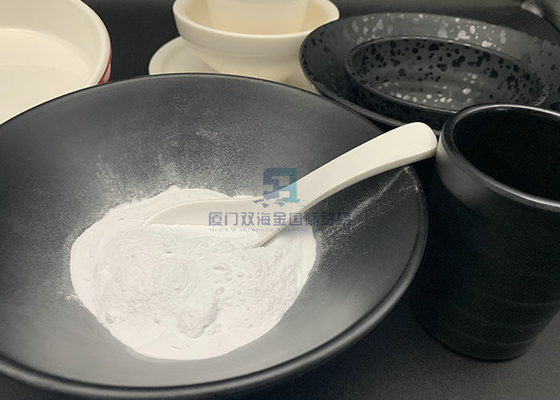 अच्छी कीमत नकली चीनी मिट्टी के बर्तन के लिए प्लास्टिक Melamine कच्चे माल Melamine ग्लेज़िंग पाउडर ऑनलाइन