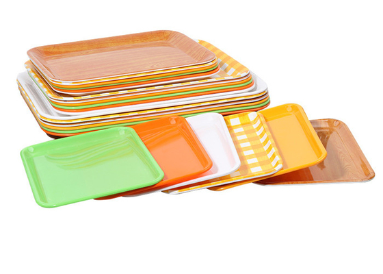 अच्छी कीमत तोड़ प्रतिरोधी Melamine सेवारत ट्रे Tableware अनुकूलित आकार और डिजाइन ऑनलाइन