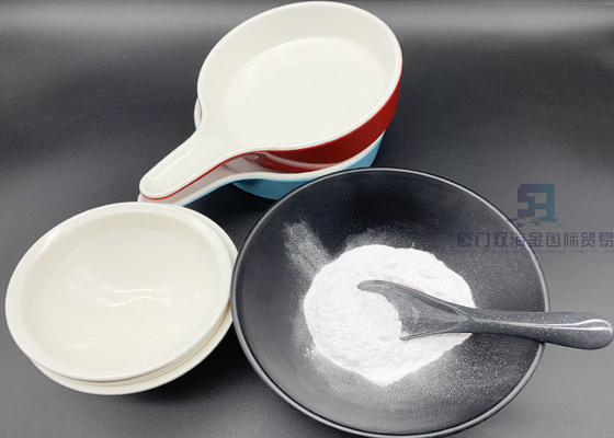 अच्छी कीमत रात के खाने के बर्तन Melamine मोल्डिंग यौगिक सफेद पाउडर कैस 68002 25 5 का उपयोग कर ऑनलाइन