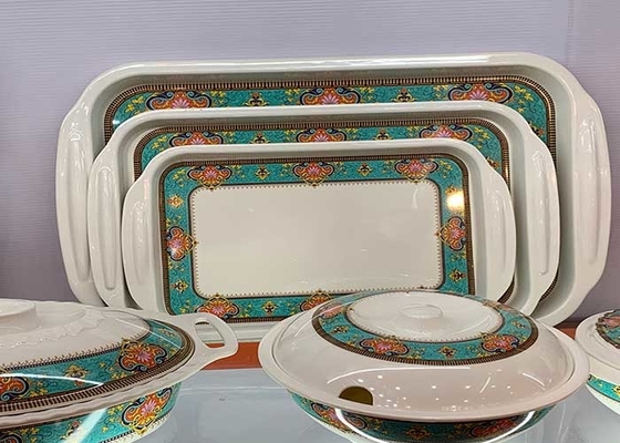 अच्छी कीमत आयताकार 100% संभाल के साथ Melamine प्लास्टिक सेवित ट्रे ऑनलाइन